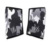 Bear KompleX Mangas de codo para levantamiento de pesas, levantamiento de pesas, lucha libre, strongman, press de banca, fitness cruzado y más xxxxGrande - camuflaje negro de 21.5 "-23"