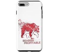 Bear Market Short Trader Bajista Pero rentable Wall Street Carcasa para iPhone 7 Plus/8 Plus