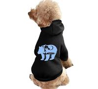 Bear Mountain Moon Warm Dog Sudadera con Capucha Lindo Disfraz de Perro Sudadera acogedora Ropa para Mascotas L