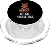 Bear Necessities - Goteo de oso de platino helado PopSockets PopGrip para MagSafe