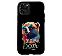 Bear Pappa Cool Grizzly Bear con Gafas de Sol Día del Padre Carcasa para iPhone 11 Pro