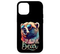 Bear Pappa Cool Grizzly Bear con Gafas de Sol Día del Padre Carcasa para iPhone 12/12 Pro