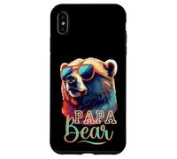 Bear Pappa Cool Grizzly Bear con Gafas de Sol Día del Padre Carcasa para iPhone XS MAX