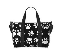 Bear Paw - Bolsa de viaje para hombre, bolsa de viaje para fin de semana, bolsa deportiva para gimnasio, Negro -, Talla única
