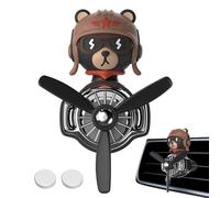 Bear Pilot Air, Rotating Propeller Diffuser, Car Air Freshener, Air Outlet Clip, Pilot Car Air, Air Freshener, Truck Vent Diffuser, Exquisite Air Clip, Propeller Air Freshener, Bear Car Diffuser,