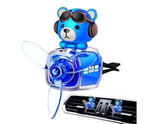 Bear Pilot Car Diffuser, Aromatherapy Outlet Fan Freshener, Fragrant and Fun Air Purifier, Stylish Design for Home, Auto, Bedroom, Simple to Install, Ideal Reward or Personal Use