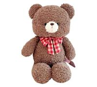 Bear Plush Toy - 11.4” Small Teđdy beaŕ with Heart | Soft Comfortable Kids Doll | Soft Stuffed Teđdy beaŕs Plush Toy For Home Children Room Bedroom Sofa Decoration Red Checkered Bow 30cm 50cm