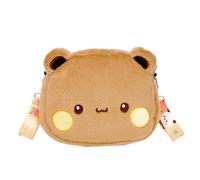 Bear Purse For Girls, Cartoon Animal Bag Plush Animal Purse, Stuffed Animal Bag, Lindo Animal Purse, Girls Cartoon Purse, Plush Cartoon Animal Sling Bag Purse For Cell Phone And Coins For Girls,