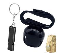 Bear Safety Bells - Camping Mute Mode Gear, Lightweight Self Defense Whistle with Adjustable Strap, Sturdy Sound Alert System, Ideal for Backpacking Hiking Fishing Mountaineering Night Running Outdoor