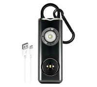 Bear Scare Device - ABS, Rechargeable 130db Safety Whistle LED Strobe Light Loud Alarm | Signaling Whistle, Survival Alert Tool For Hiking, Camping, Trekking