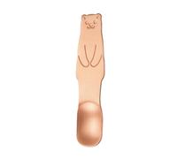 Bear Shape 304 - Cucharas pequeñas de acero inoxidable para utensilios de cocina, cuchara de café adecuada para remover y servir cuchara agitadora