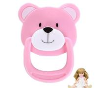 Bear Shaped Magnetic Pacifier - Designed For Reborn Baby Dolls | Internal Magnet For Secure Fit | Great For Toddler Learning, Role Play & Educational Fun