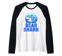 Bear Shark Family Reunion Squad Primer Apellido Camiseta Manga Raglan