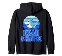 Bear Shark Family Reunion Squad Primer Apellido Sudadera con Capucha