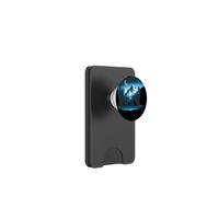 Bear Silhouette Night Landscape Montaña Naturaleza Fauna PopSockets PopWallet para MagSafe