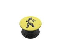 Bear Singing Karaoke Músico Vocalista Música Fun Band PopSockets PopGrip Adhesivo