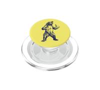 Bear Singing Karaoke Músico Vocalista Música Fun Band PopSockets PopGrip para MagSafe