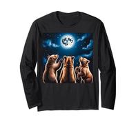 Bear Stuff Bears Jersey para hombre y mujer Moon Bear Lovers Manga Larga