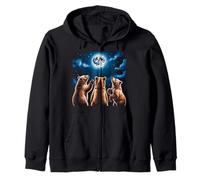 Bear Stuff Bears Jersey para hombre y mujer Moon Bear Lovers Sudadera con Capucha