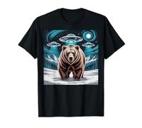 Bear Stuff Bears Jersey Selfie Alien OVNIs Weird Bear Lovers Camiseta