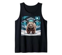 Bear Stuff Bears Jersey Selfie Alien OVNIs Weird Bear Lovers Camiseta sin Mangas