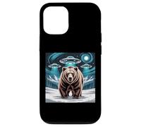 Bear Stuff Bears Jersey Selfie Alien OVNIs Weird Bear Lovers Carcasa para iPhone 12/12 Pro