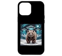 Bear Stuff Bears Jersey Selfie Alien OVNIs Weird Bear Lovers Carcasa para iPhone 12 Pro Max