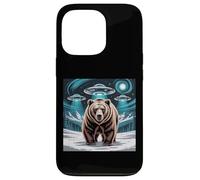 Bear Stuff Bears Jersey Selfie Alien OVNIs Weird Bear Lovers Carcasa para iPhone 13 Pro