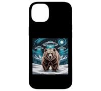 Bear Stuff Bears Jersey Selfie Alien OVNIs Weird Bear Lovers Carcasa para iPhone 14 Plus