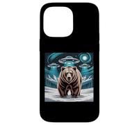 Bear Stuff Bears Jersey Selfie Alien OVNIs Weird Bear Lovers Carcasa para iPhone 14 Pro Max