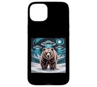 Bear Stuff Bears Jersey Selfie Alien OVNIs Weird Bear Lovers Carcasa para iPhone 15 Plus