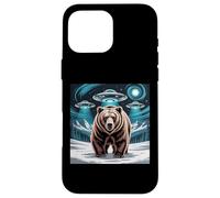 Bear Stuff Bears Jersey Selfie Alien OVNIs Weird Bear Lovers Carcasa para iPhone 16 Pro Max