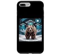 Bear Stuff Bears Jersey Selfie Alien OVNIs Weird Bear Lovers Carcasa para iPhone 7 Plus/8 Plus