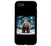 Bear Stuff Bears Jersey Selfie Alien OVNIs Weird Bear Lovers Carcasa para iPhone SE (2020) / 7 / 8