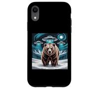 Bear Stuff Bears Jersey Selfie Alien OVNIs Weird Bear Lovers Carcasa para iPhone XR