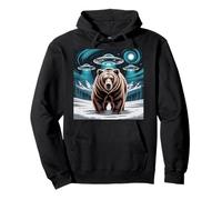 Bear Stuff Bears Jersey Selfie Alien OVNIs Weird Bear Lovers Sudadera con Capucha