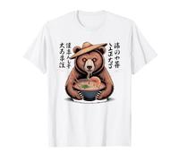 Bear Stuff Bears Ramen - Oso de anime japonés Kawaii Camiseta