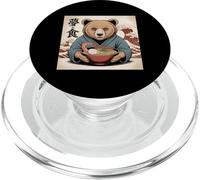 Bear Stuff Bears Ramen - Oso de anime japonés Kawaii PopSockets PopGrip para MagSafe