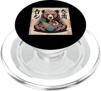 Bear Stuff Bears Ramen - Oso de anime japonés Kawaii PopSockets PopGrip para MagSafe