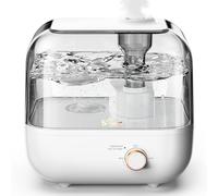BEAR Top-Fill Humidificador 5L de Aromas, 28dB Ultra Silencioso para Bebés y Plantas, 35 Horas de Funcionamiento, con Bandeja de Aroma, Boquilla de Vapor Giratoria de 360°, Apagado Automático