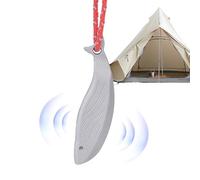 Bear Whistle, 120 dB Titanium Emergencies Safety Whistle, 2,17 x 0,55 pulgadas Outdoor Survival Signal Tool for Rescue, Security, Marina, Climbing, Hiking, Backpacking, Travel with Key Chain Clip