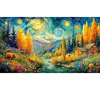 Bear-with-Honeycomb-Under-a-Mossy-Tree Puzzle Adultos 1000 Piezas Papel Reciclado Juego Familiar Desafiante para decoración Mural y Regalos 38x26/1000pcs