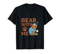 Bear With Me Whimsical Cottagecore Gráfico Camiseta