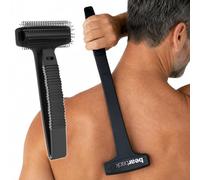 Bearback Rascador de espalda extensible para cuerpo, cabeza, pies y piernas, rascador plegable de alta calidad para hombres y mujeres, mango plegable largo, portátil para viajes, pequeñas empresas