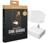 Beard Butler, Protectores desechables para fregadero (10 unidades) - atrapador de pelo de barba - pulpa de tejido 100% biodegradable - zumbido, atrapa, lanzamiento, alternativa al babero de barba