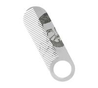 Beard Comb Small Mustache Styling Brush, Anti-Snag Portable Shaping Tool and Double-Purpose Hair Detailing Brush for Men, Fathers, Husbands and Gentlemen, ideal for Grooming, Travel, Daily Beard