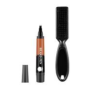 Beard Filler Pen - Facial Hair Styling Marker | Grooming Coloring Pen with Precision Tip Applicator, Smudge Resistant Formula for Natural Look, Barber Styling Tool for Home Salon Photo Stage