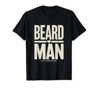 Beard Man Let's Lower The Bar Humor Divertido Camiseta