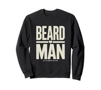 Beard Man Let's Lower The Bar Humor Divertido Sudadera