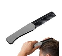 Beard Mustache Comb - Stainless Steel Pocket Size, Durable Compact Grooming Combs, Convenient for Daily Beards and Hair Care | Ideal for Men Husband Dad Travel Home Dorm Vacation Hotel Apartment Use